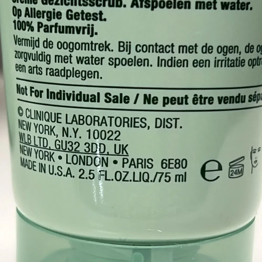 Clinique 7-day scrub cream 2.5 fl. oz. - Picture 3 of 3